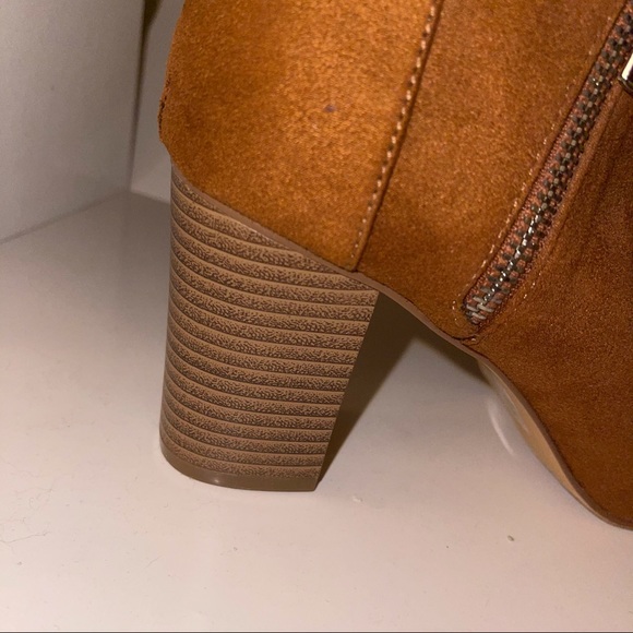 Mark and Maddux Open Toe Zip Up Ankle Boots - Picture 9 of 12